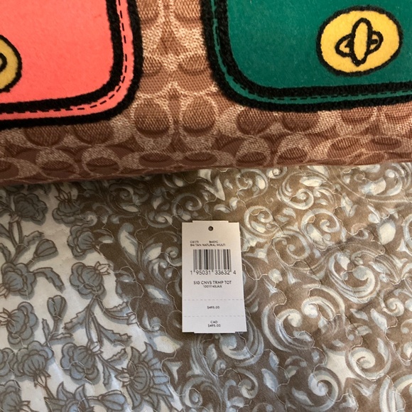 Rogue Tote In  Signature Canvas With Trompe L'oeil Print - Picture 2 of 5